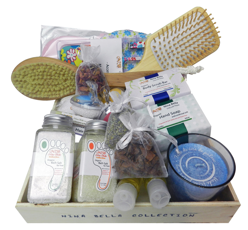Deluxe Organic Spa Baskets