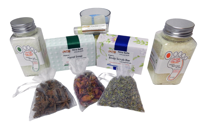 Deluxe Organic Spa Baskets
